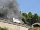 Tir carico di datteri prende fuoco